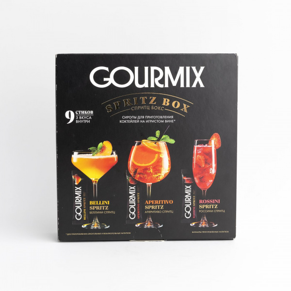Набор сиропов для приготовления напитков «Спритц бокс», GOURMIX, 9 шт., 270 г